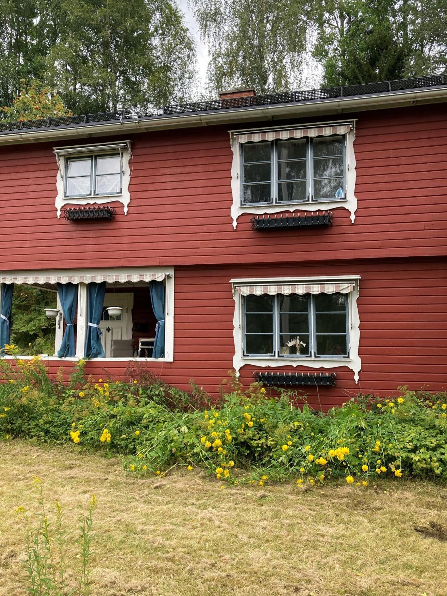 Charmig Villa Med Bastu Och Snabbt Wifi Langav ภายนอก รูปภาพ