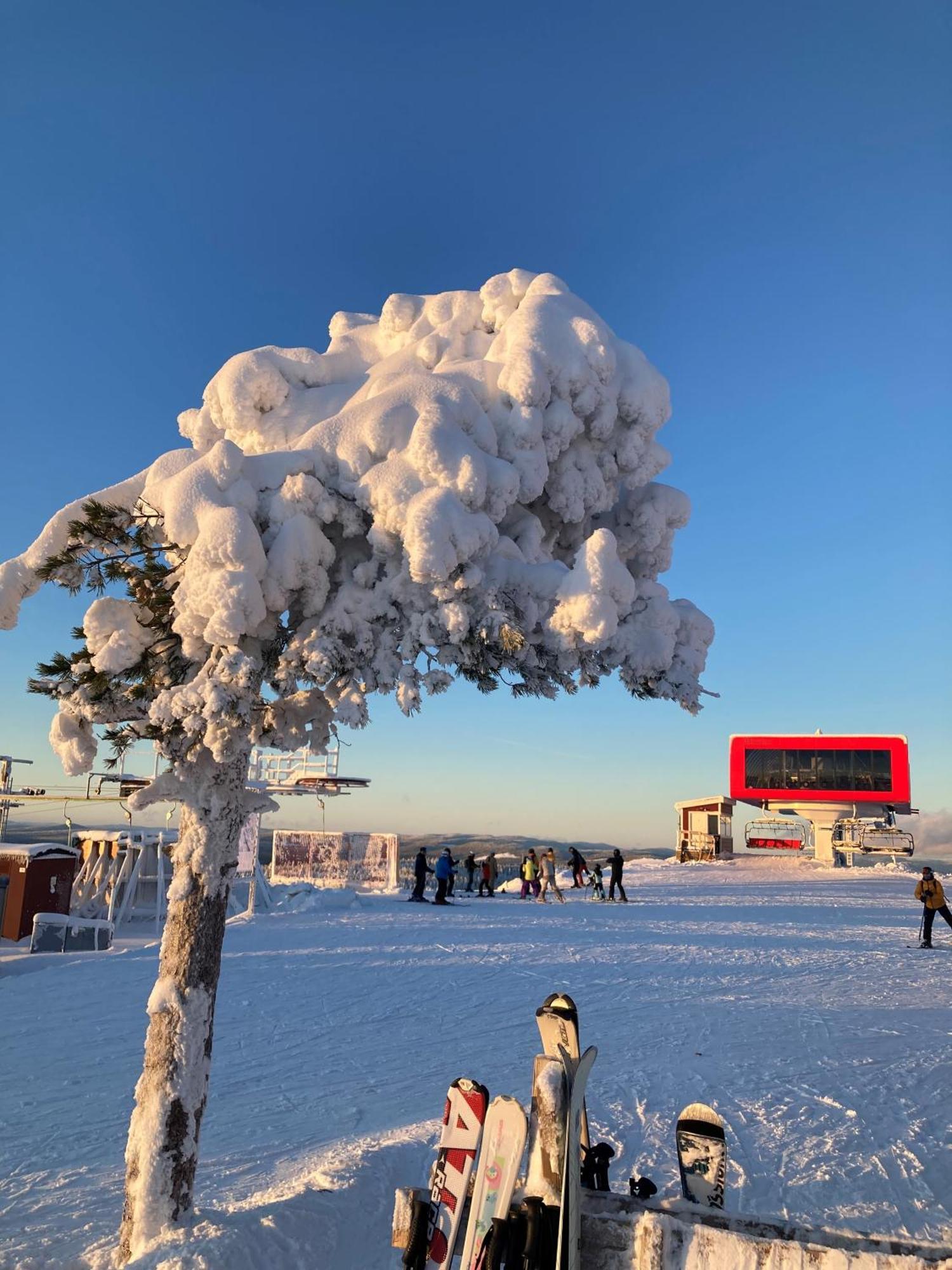 Charmig Villa Med Bastu Och Snabbt Wifi Langav ภายนอก รูปภาพ