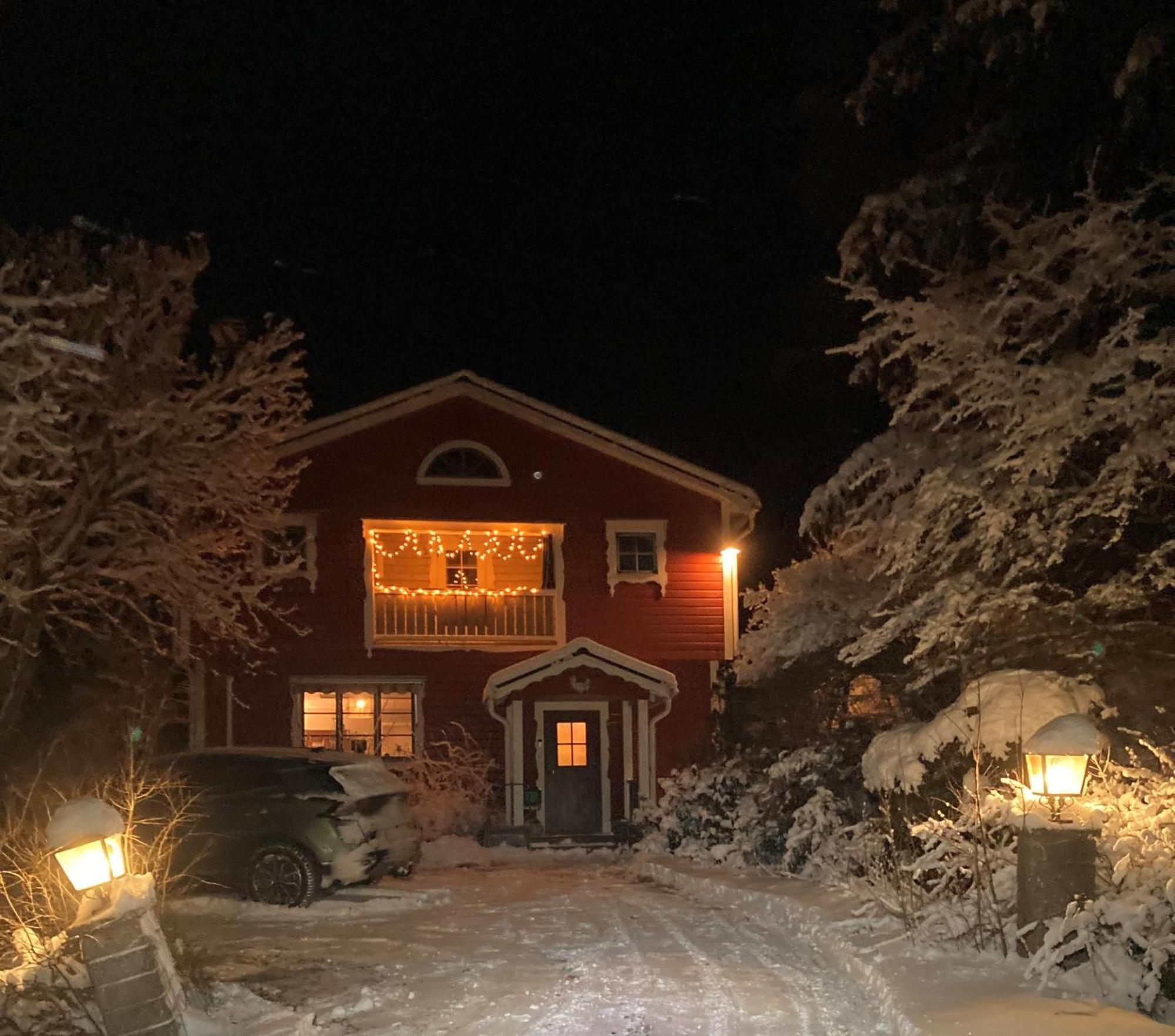 Charmig Villa Med Bastu Och Snabbt Wifi Langav ภายนอก รูปภาพ