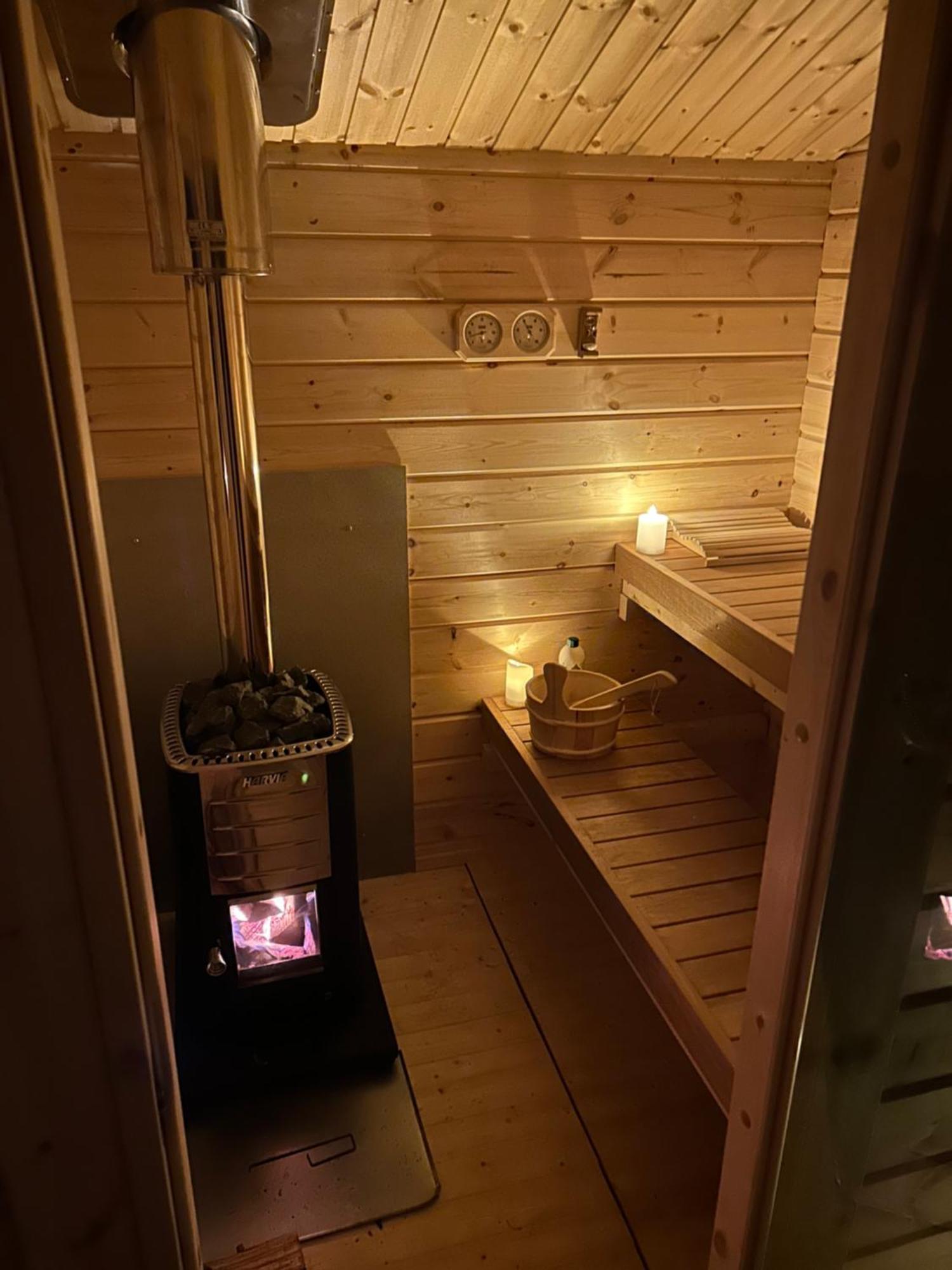 Charmig Villa Med Bastu Och Snabbt Wifi Langav ภายนอก รูปภาพ